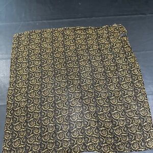 Versace Black and Gold sheer scarf